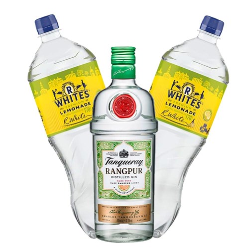 Tanqueray Rangpur Gin 70cl with R Whites Premium Lemonade Mixer